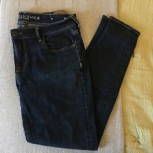 American Eagle Dark Wash Jeggings, SZ 12